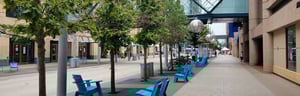 How to Reconstruct a Downtown Business District without Shutting Down Access
