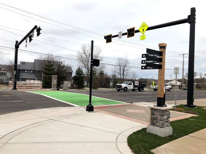 Photo of a crosswalk
