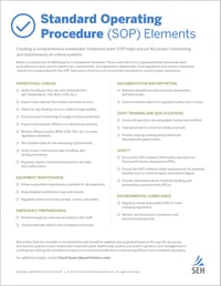 Standard Operating Procedure Checklist