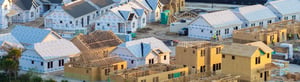Housing development under construction