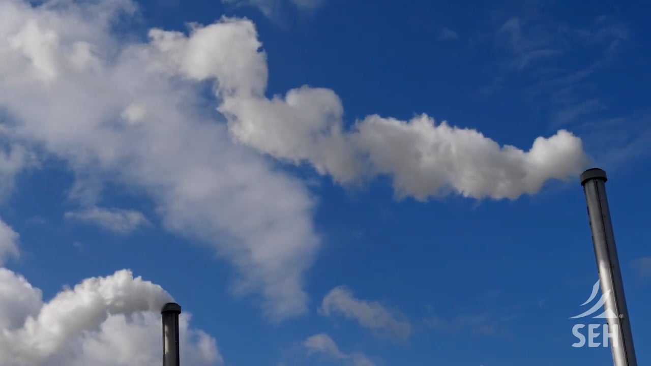 Photo of smoke towers