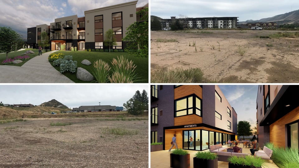 Different views of Canyon View Apartments