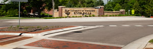 River Falls campus thoroughfare