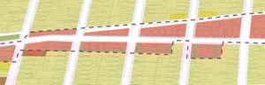 Artist rendering of streets