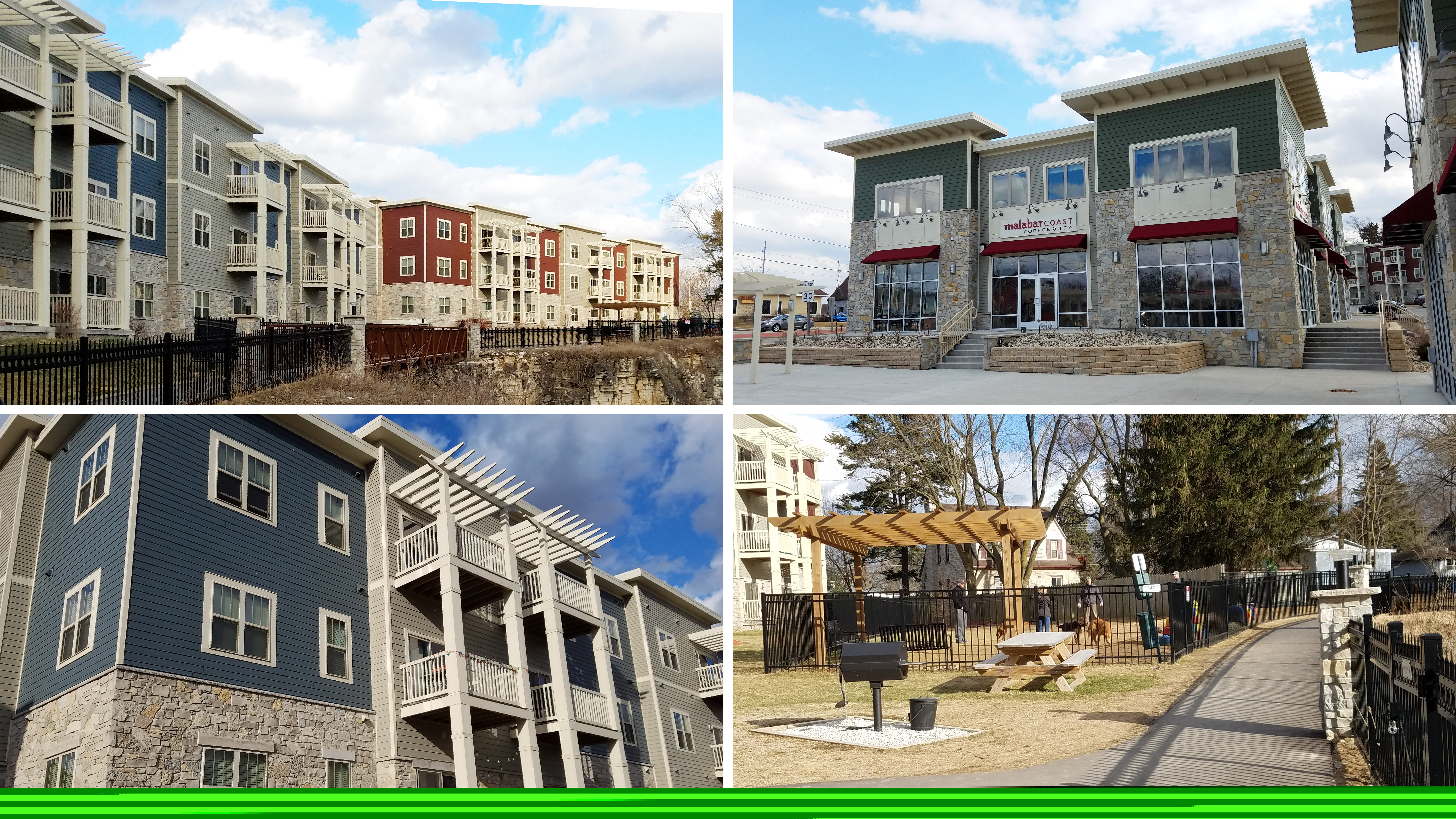 Collage of project images