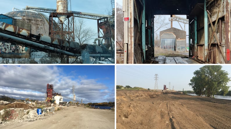 Upper Harbor Terminal photo collage