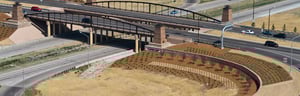 Bridge over interstate 25