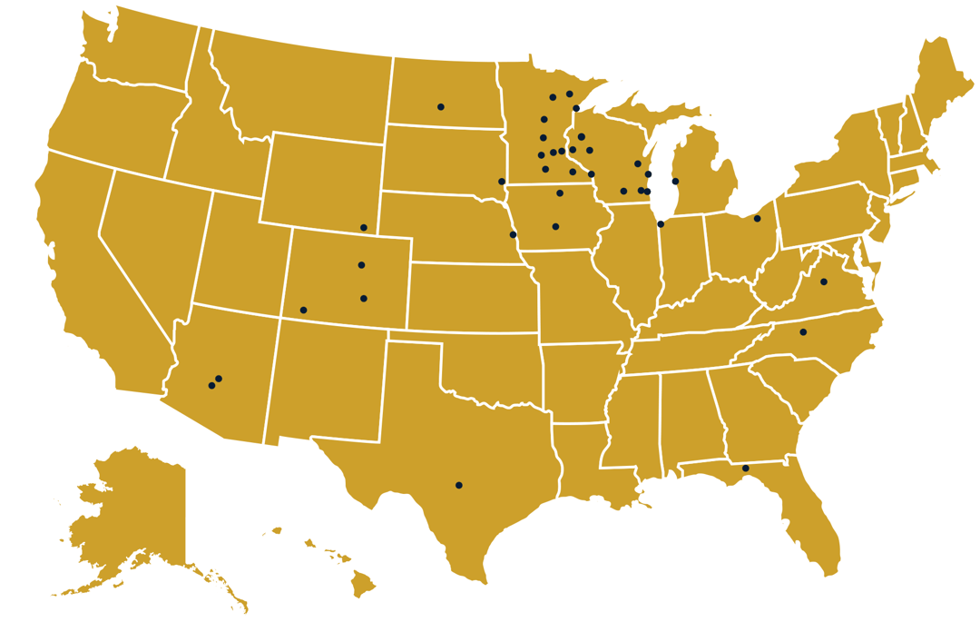 SEH Office Locations Map