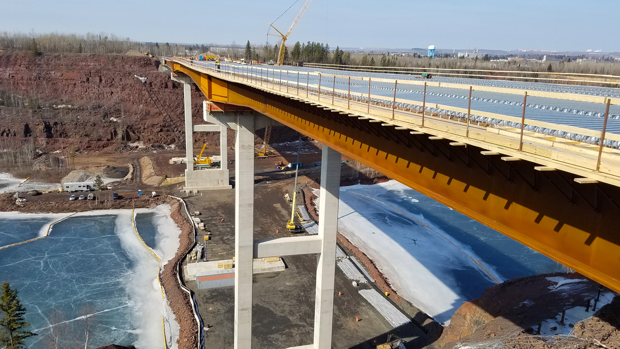 bridge portion of the highway