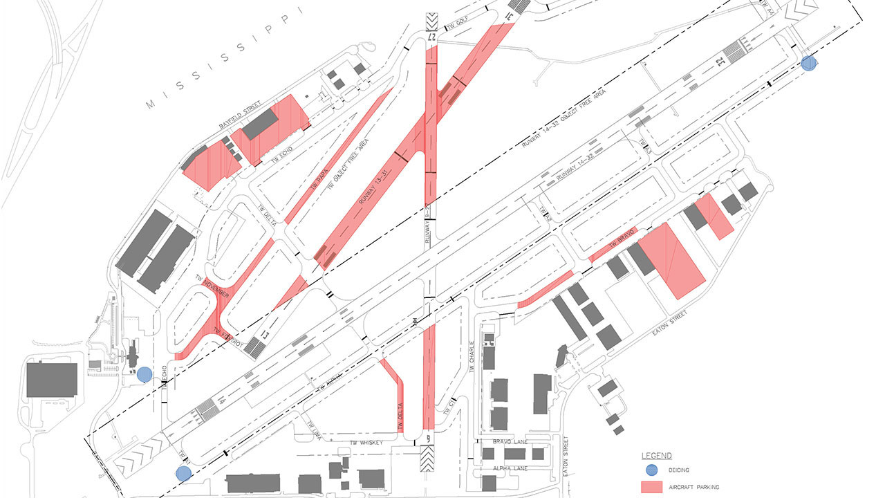 Airport Parking Plan graphic