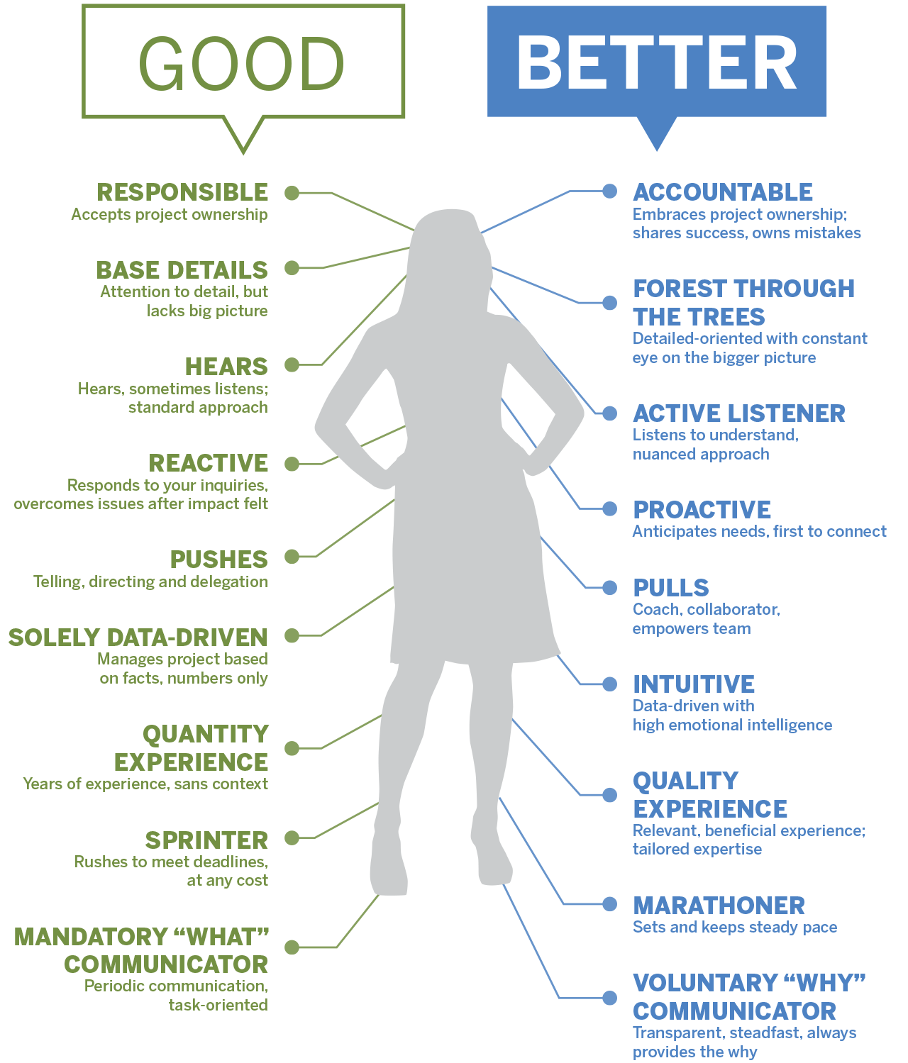 Better Project Manager infographic