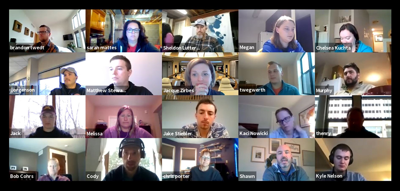 web conference screenshot