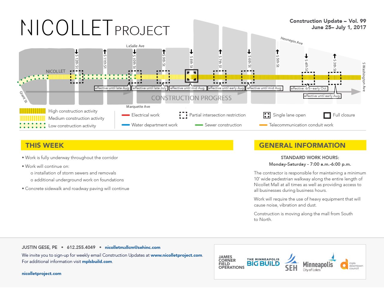 Weekly Nicollet newsletter