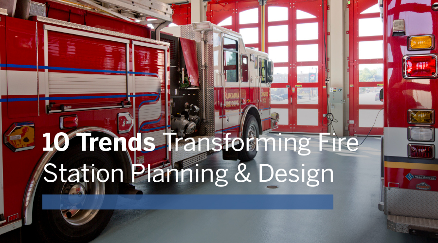 10 Trends in Transforming Fire Station Planning & Design eBook cover